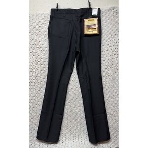 Wrangler Wrancher Pants Men 36x34 Black Boot Western Slack Wrinkle Resist  NWT